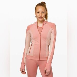 Lululemon Ebb to Train Hoodie Jacket Full Zip Size 12
Copper Clay / Angel Wing